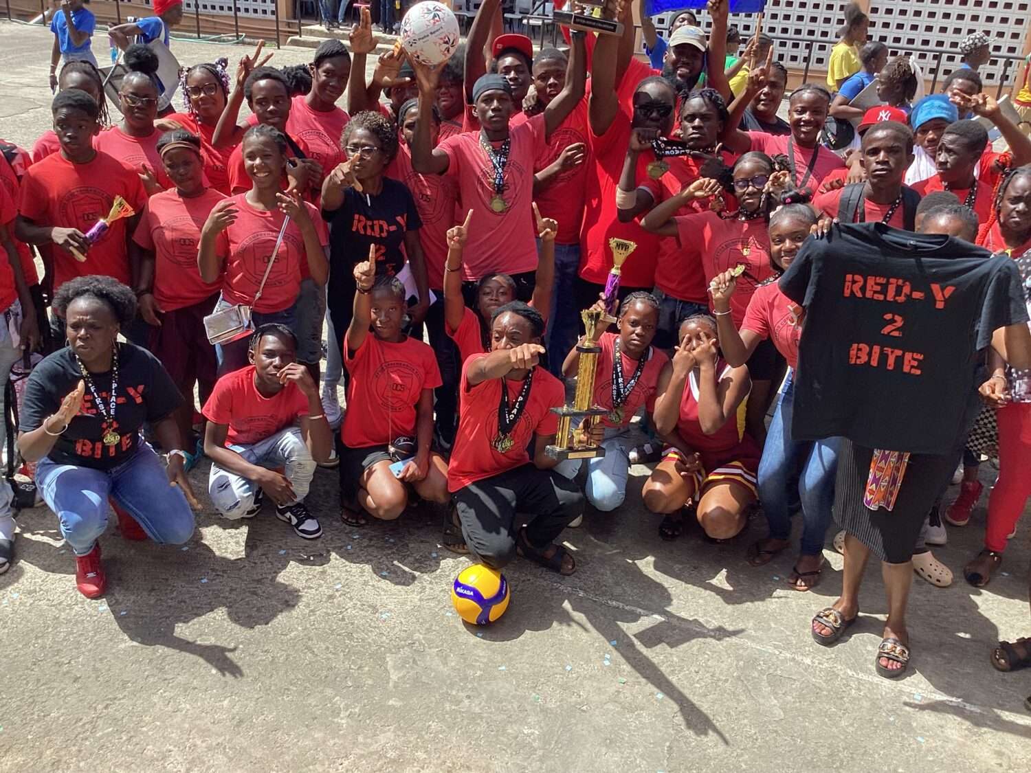 Students at Ottos Comprehensive School