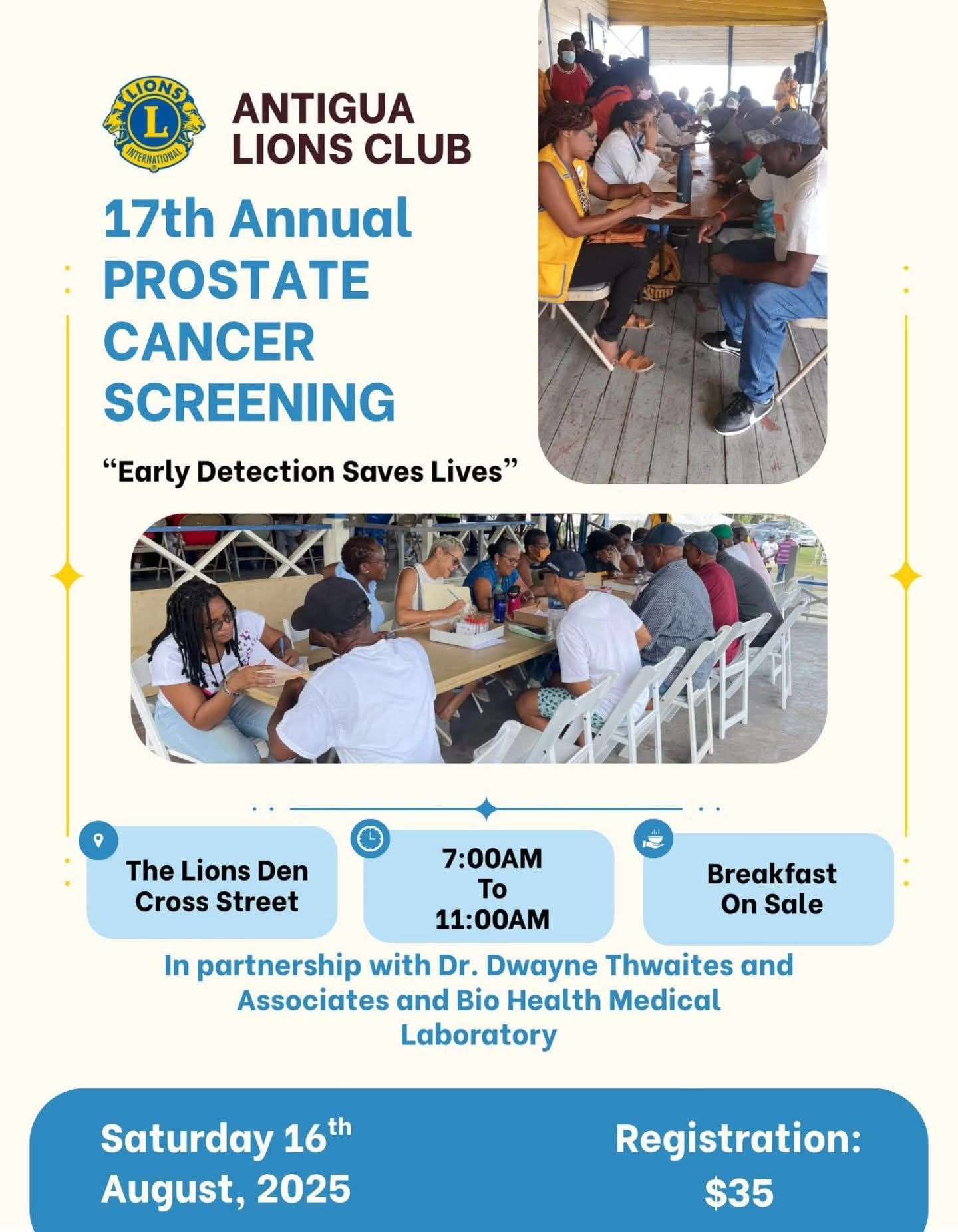 Men encouraged to get tested during Lions Club prostate screening