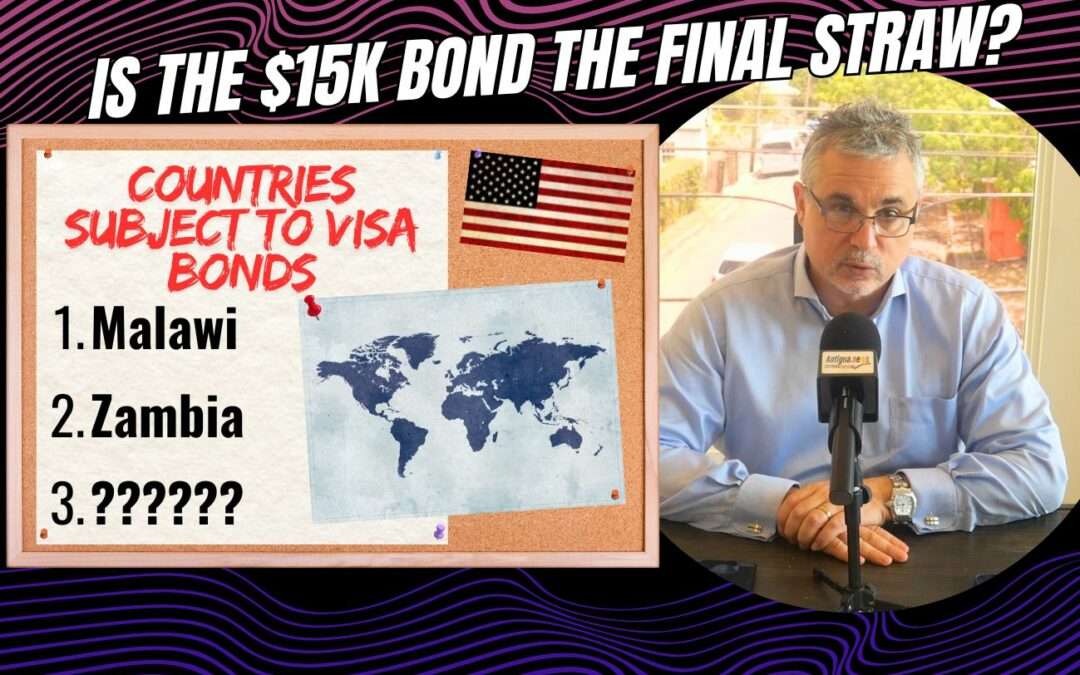 Is the US$15k Bond Requirement the Final Straw for Travelers to the US? | VIDEO STORY