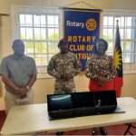 Rotary Club of Antigua Donates 35 Laptops to Youth and Defence Institutions