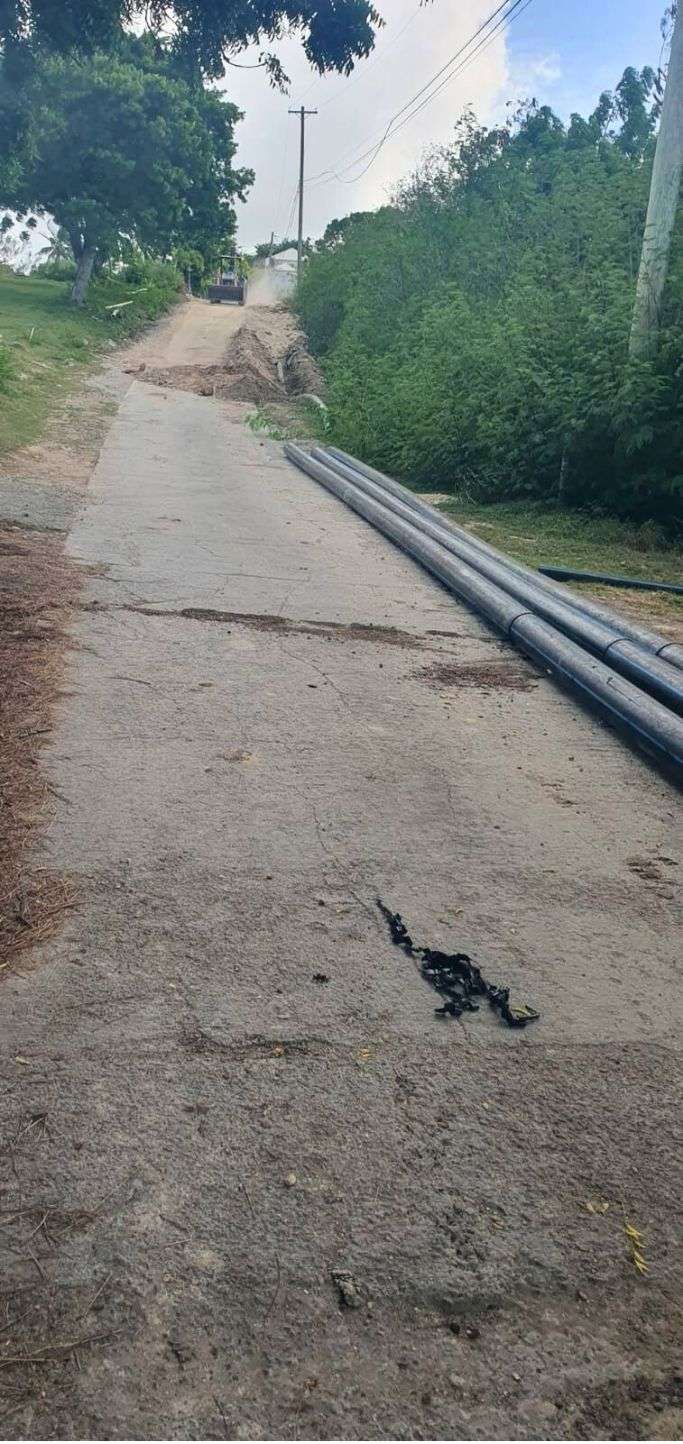 Cedar Valley Road Closure as APUA Installs New Water Mains 