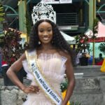Kia Kirwan, made her island proud with a remarkable showing in Miss Caribbean Culture Queen Pageant