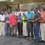 Sir Andy Robert of Antigua and Barbuda was honored last night with Vincentian citizenship alongside eleven other living legends from the iconic 1975 West Indies Cricket team.