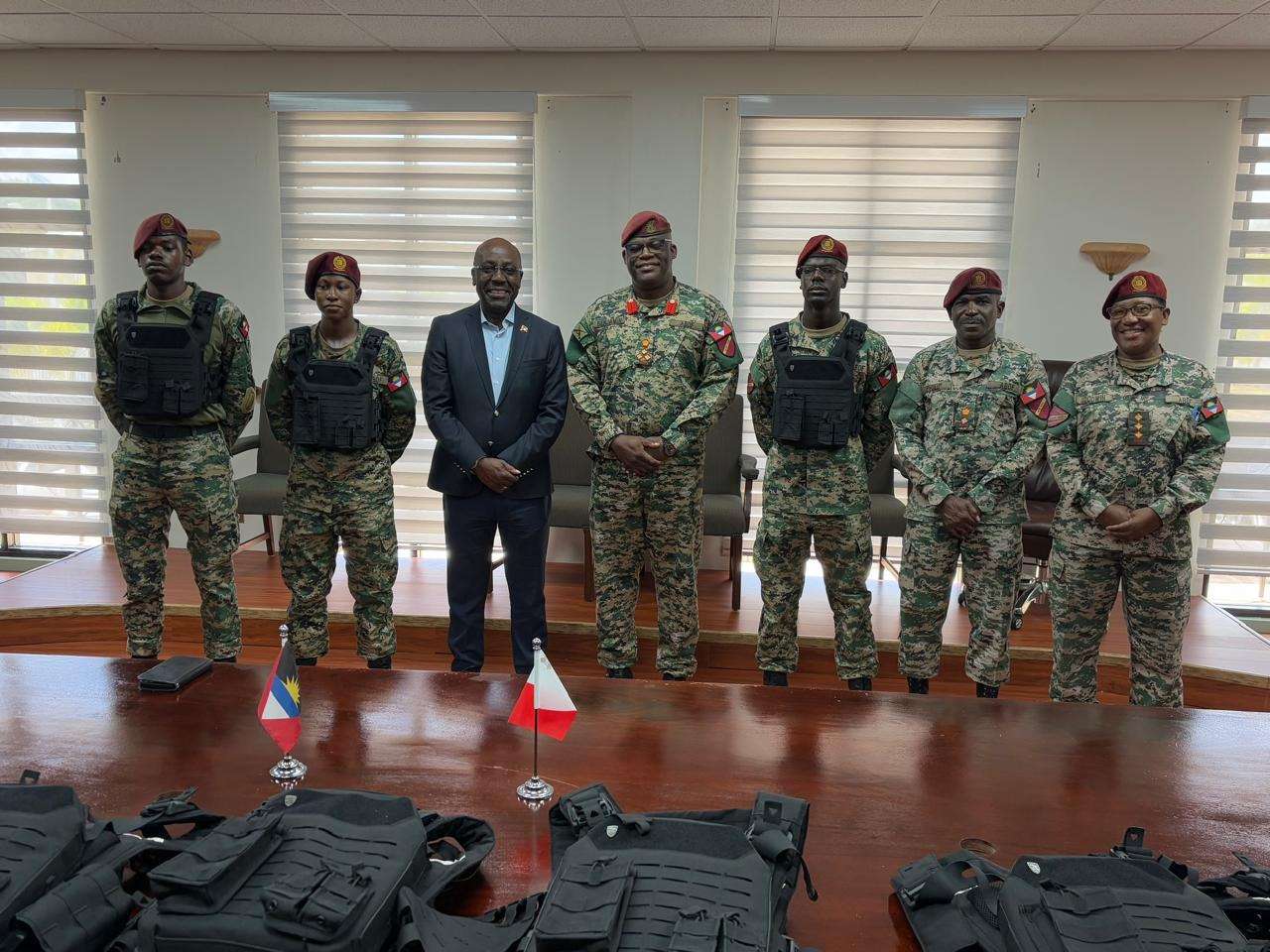 Malta Donates 30 Ballistic Vests to Antigua and Barbuda Defence Force