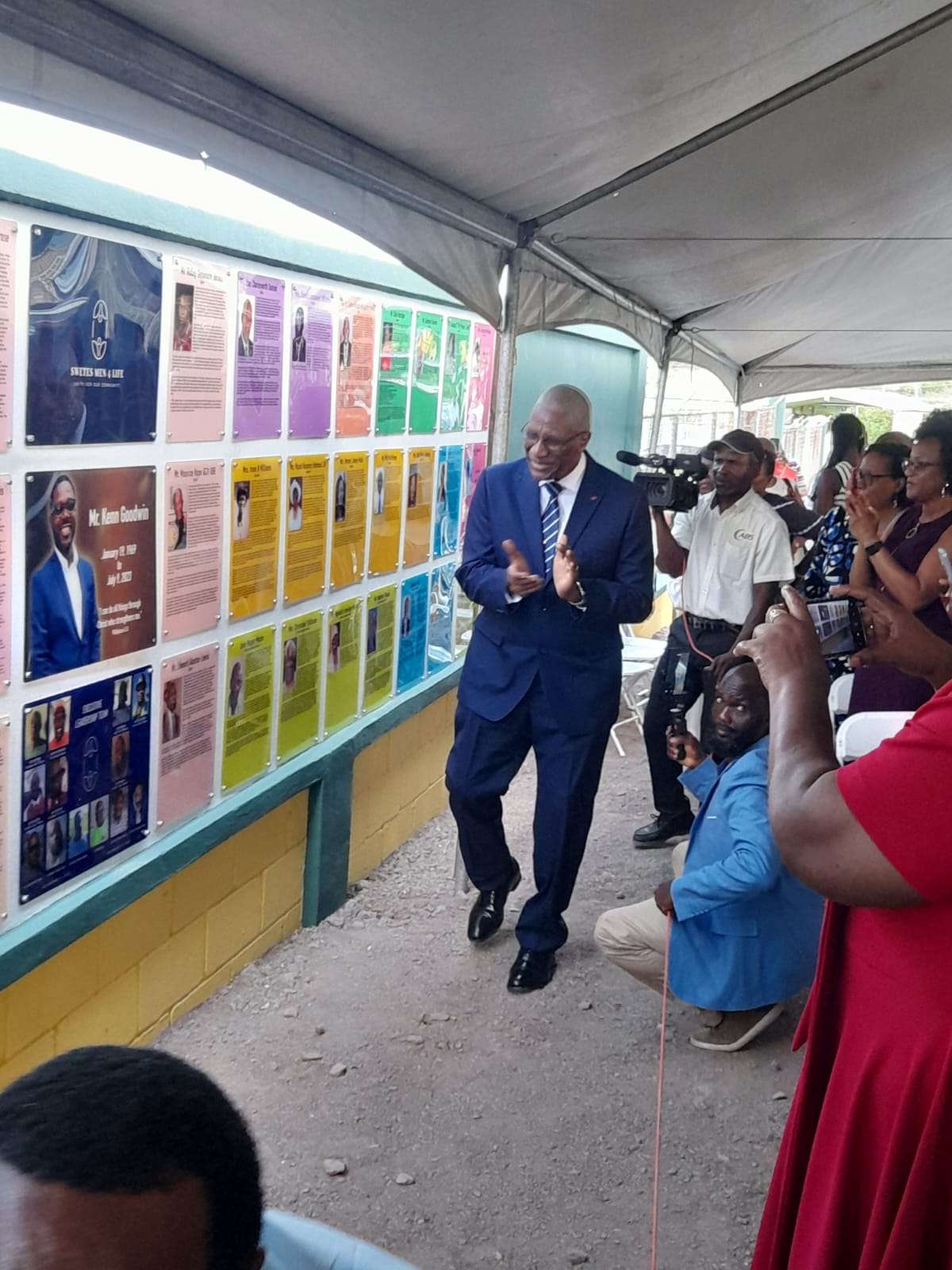 Governor General Honoured at Swetes Men 4 Life Wall of Fame Unveiling