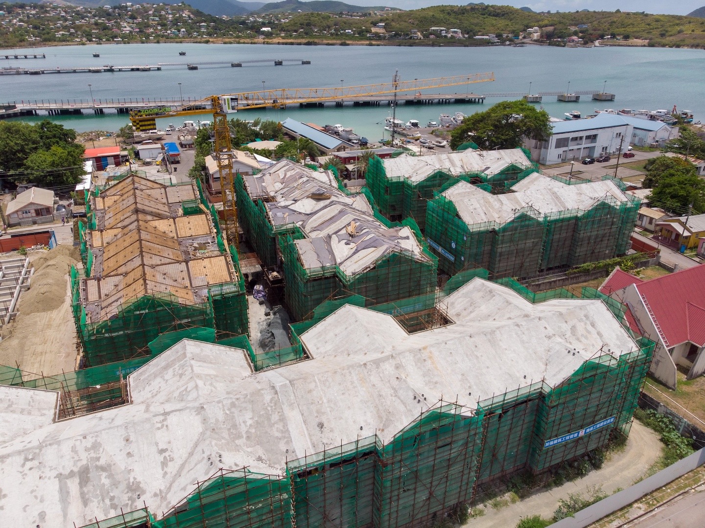 Chinese $100 million Grant Transforms Point as Booby Alley Project Sees Steady Progress