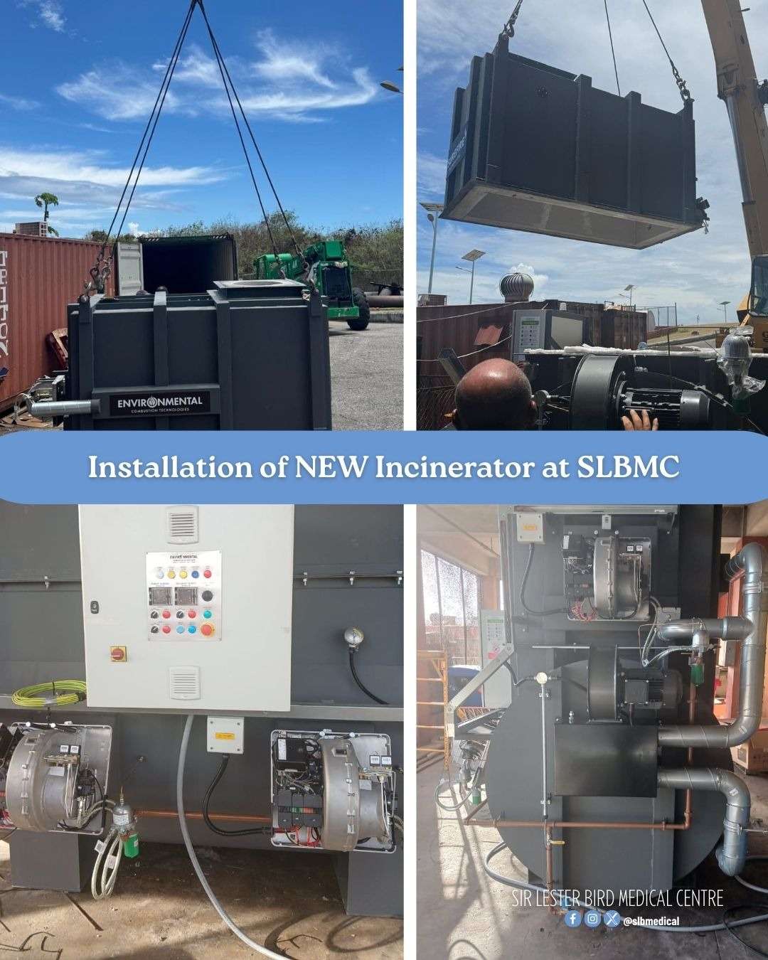 SLBMC Strengthens Waste Management with New Medical Incinerator
