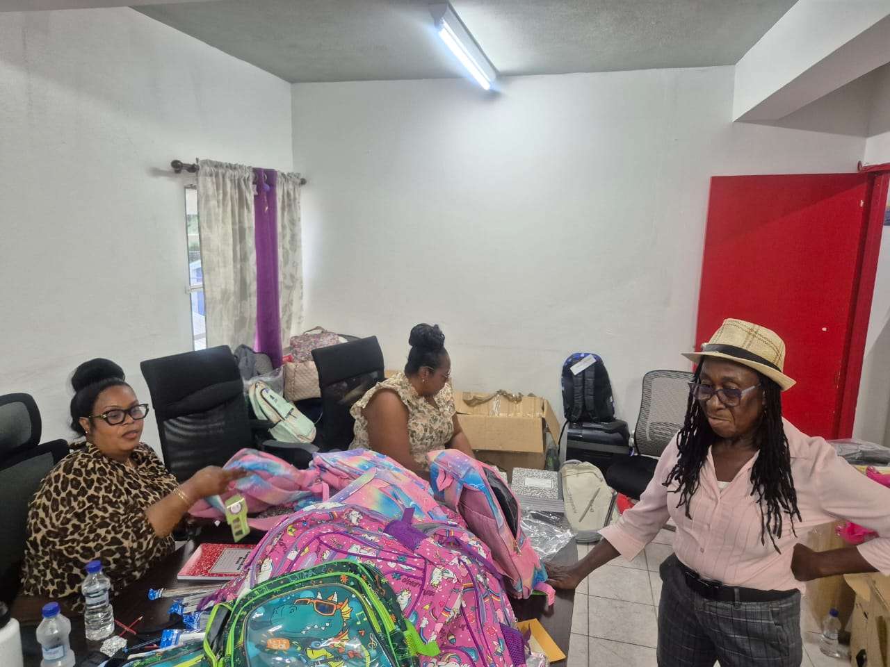 Social Protection Board Distributes Back-to-School Supplies