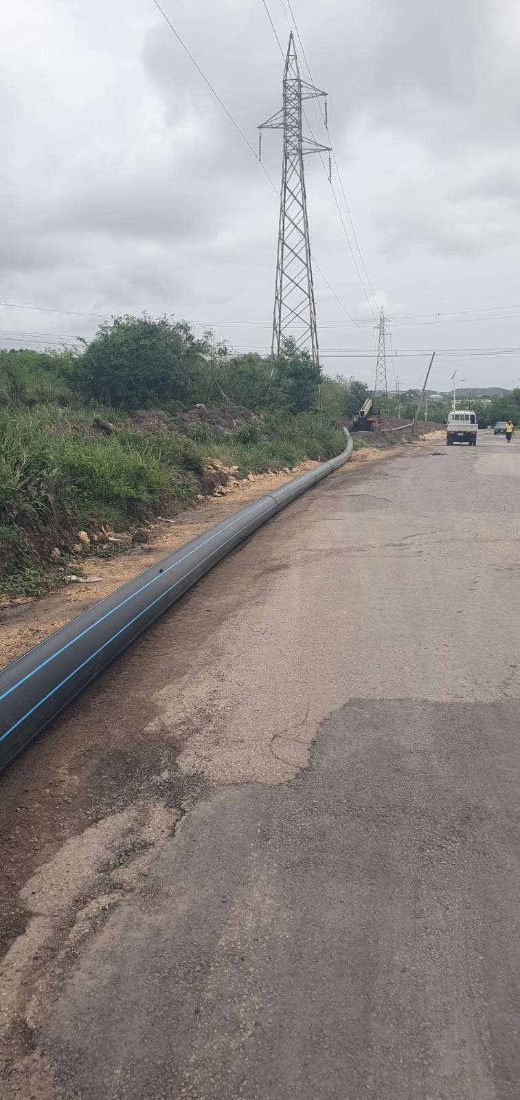 APUA Upgrades Water Network Along Herbert's Main Road