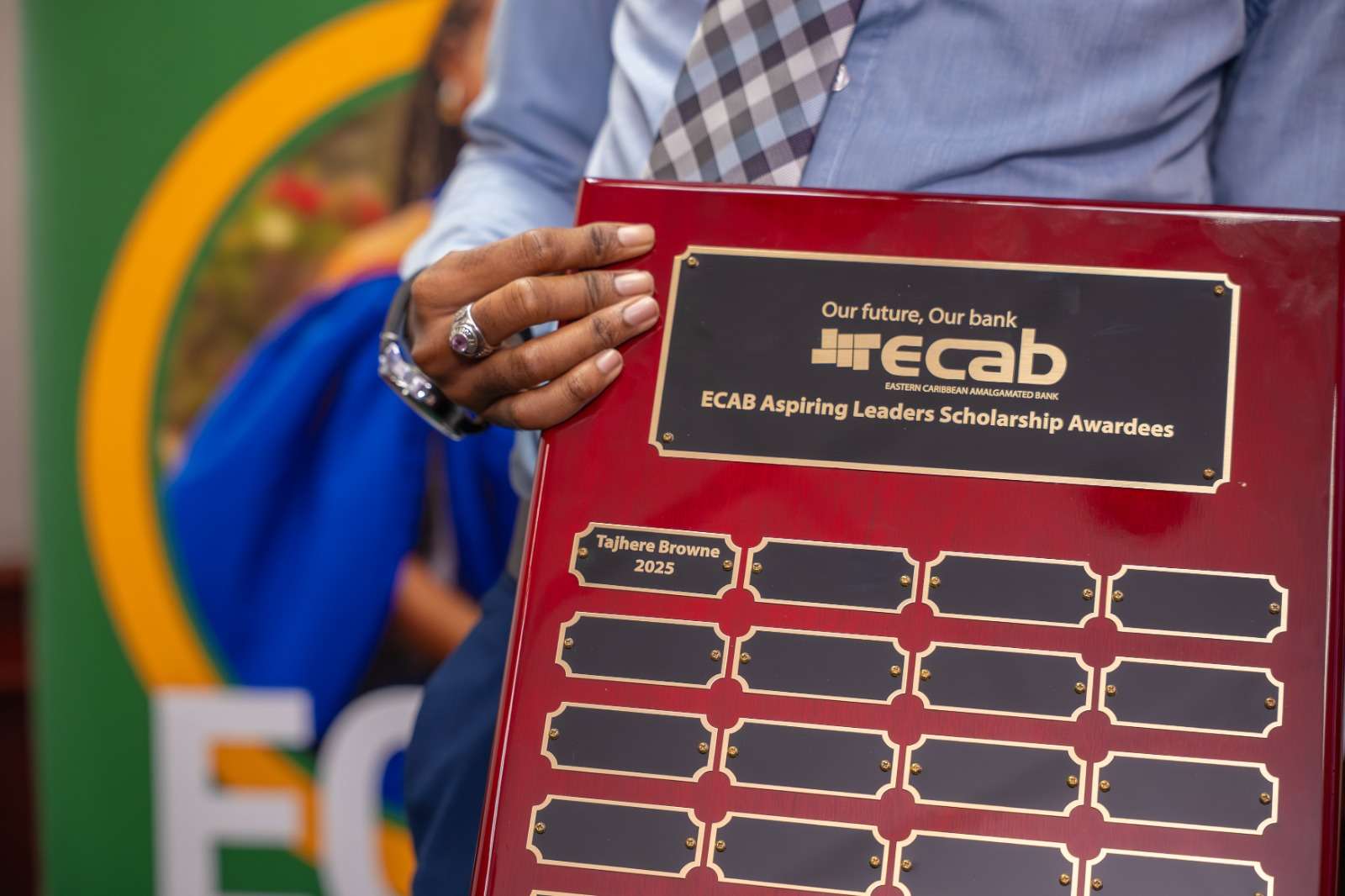 Tajhere Browne Named First Recipient of ECAB Aspiring Leaders Scholarship