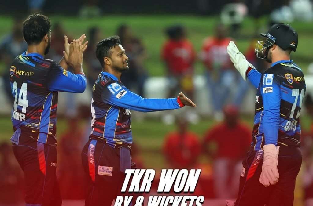 Antigua and Barbuda Falcons Suffer First Defeat to Trinbago Knight Riders in CPL 2025