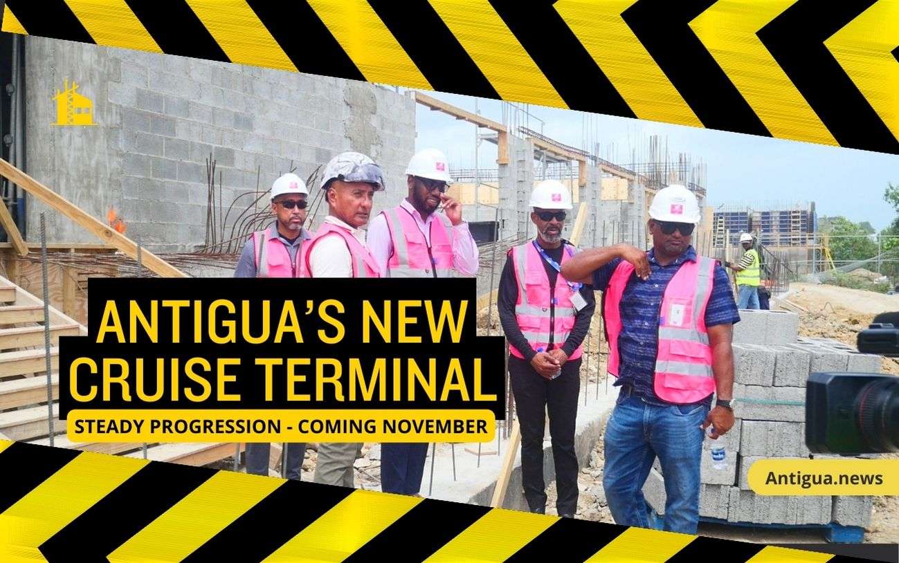 Antigua's New Cruise Terminal Progressing Steadily, Set to Open in November
