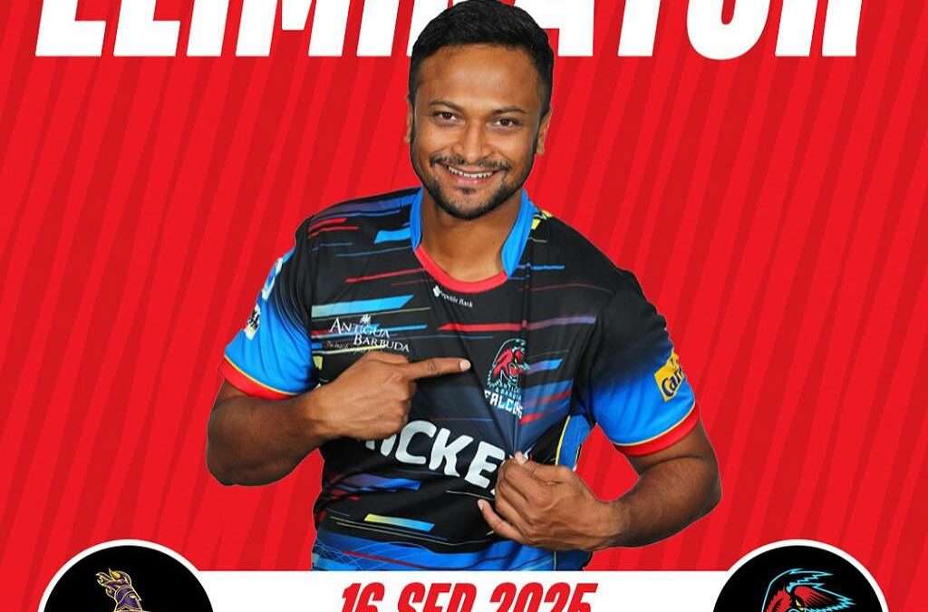 Falcons and Knight Riders Battle for Survival Tonight in CPL Playoff