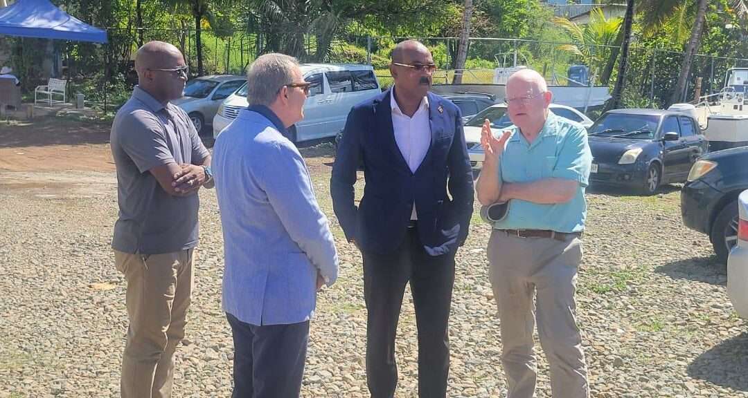 PM Browne, Tourism Minister, Meet New Owners of Curtain Bluff Hotel