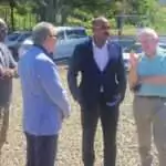 PM Browne, Tourism Minister, Meet New Owners of Curtain Bluff Hotel