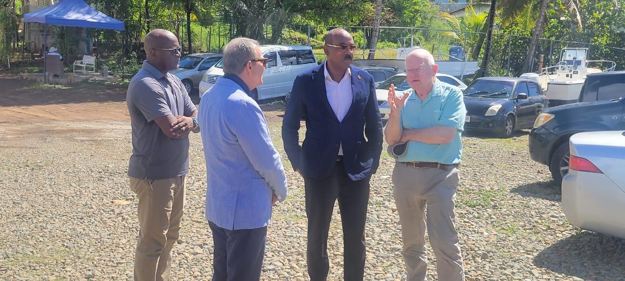 PM Browne, Tourism Minister, Meet New Owners of Curtain Bluff Hotel