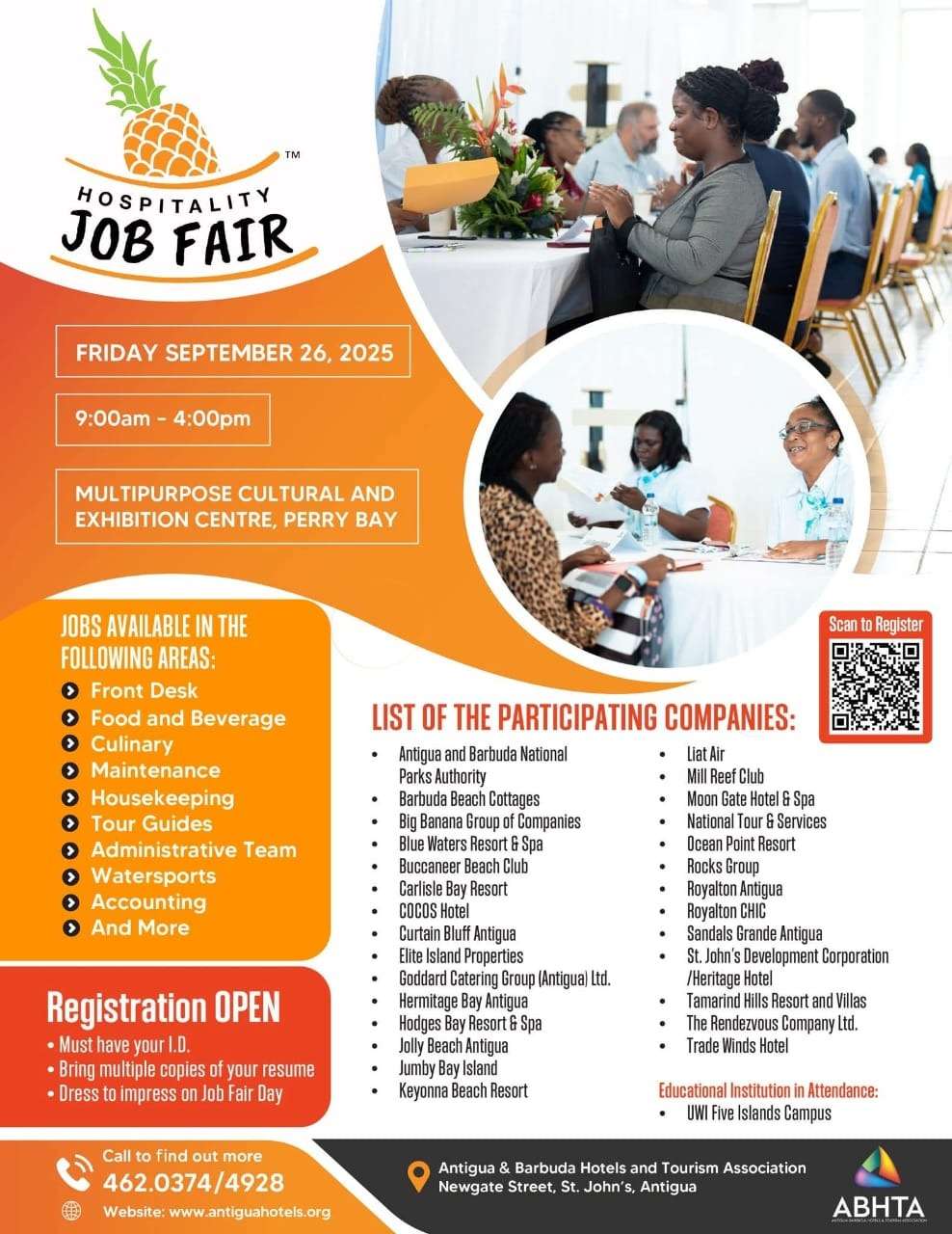 ABHTA Announces Annual Hospitality Job Fair for September 26