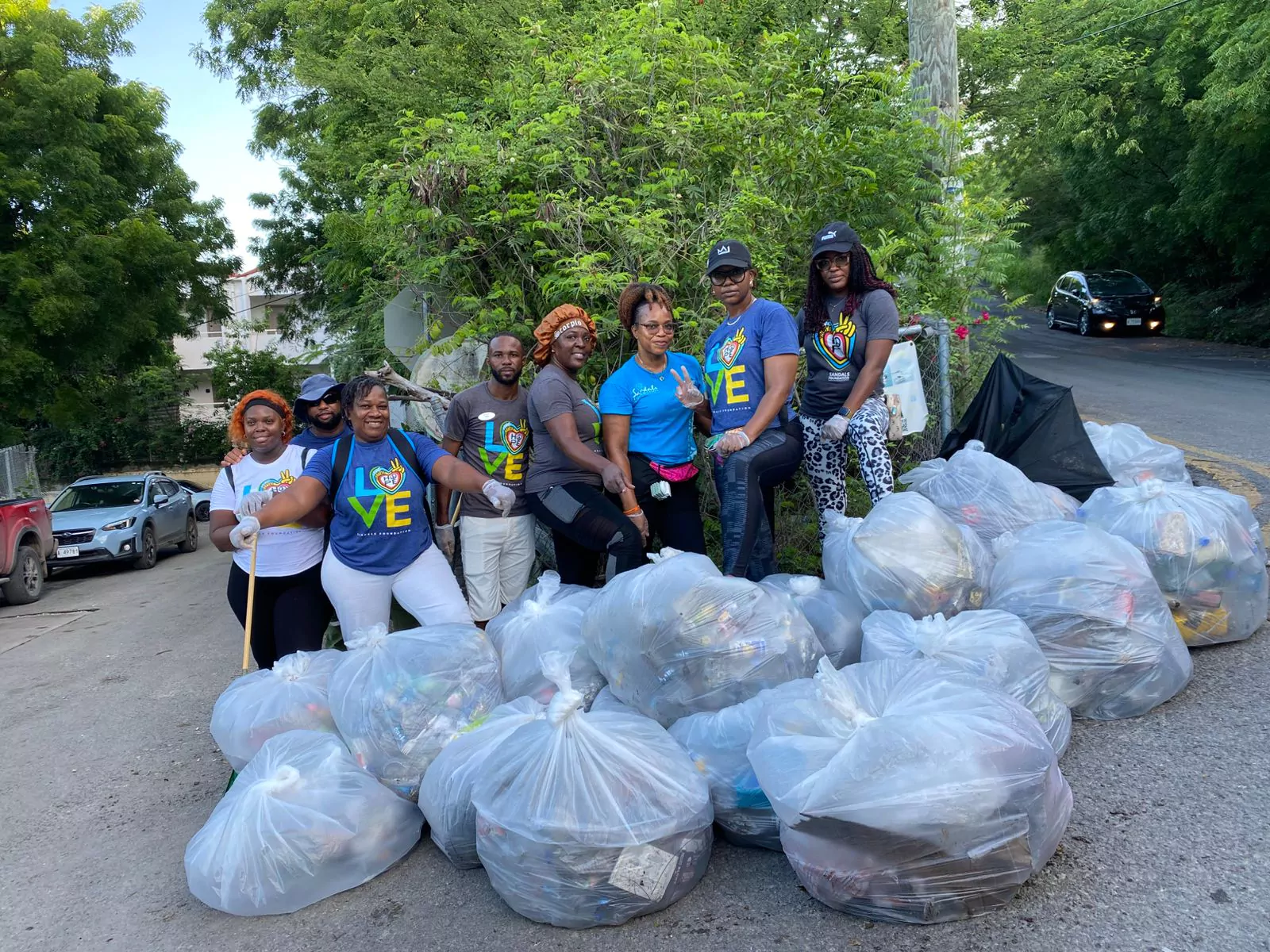 Sandals Foundation and Volunteers Lead Coastal Cleanup in Antigua