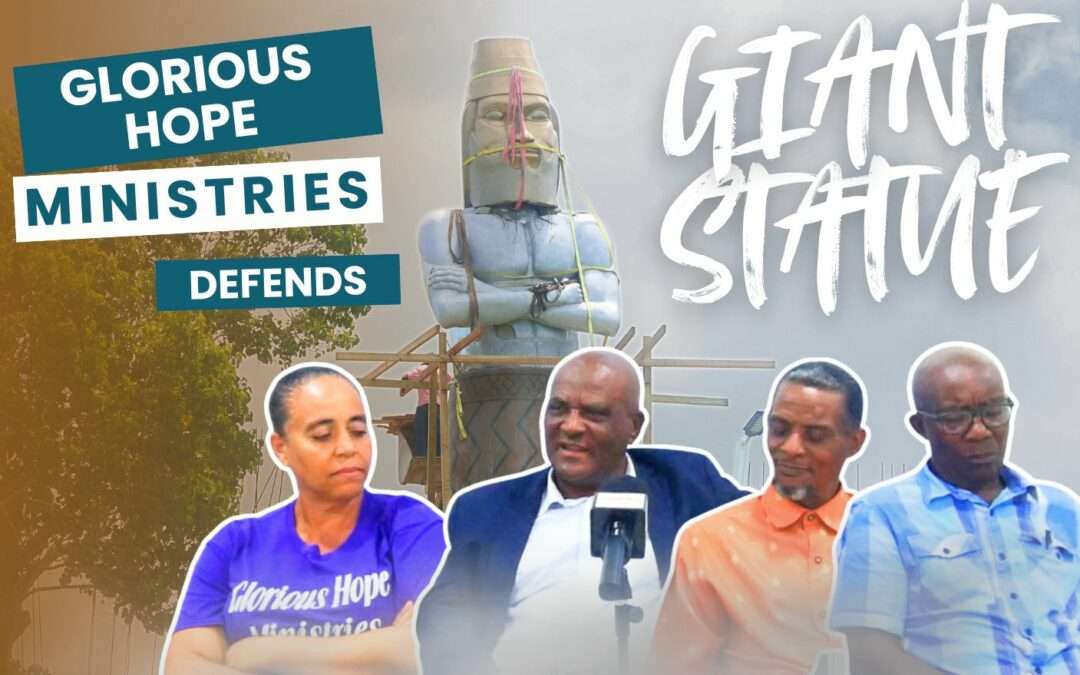 Glorious Hope Ministries Defends Giant Statue in All Saints | VIDEO STORY