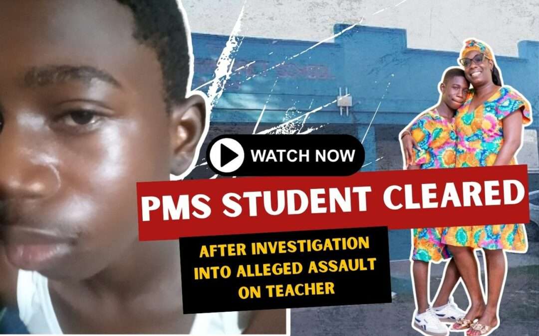 PMS Student Cleared After Investigation into Alleged Assault on Teacher; Mother Calls for Termination | VIDEO STORY