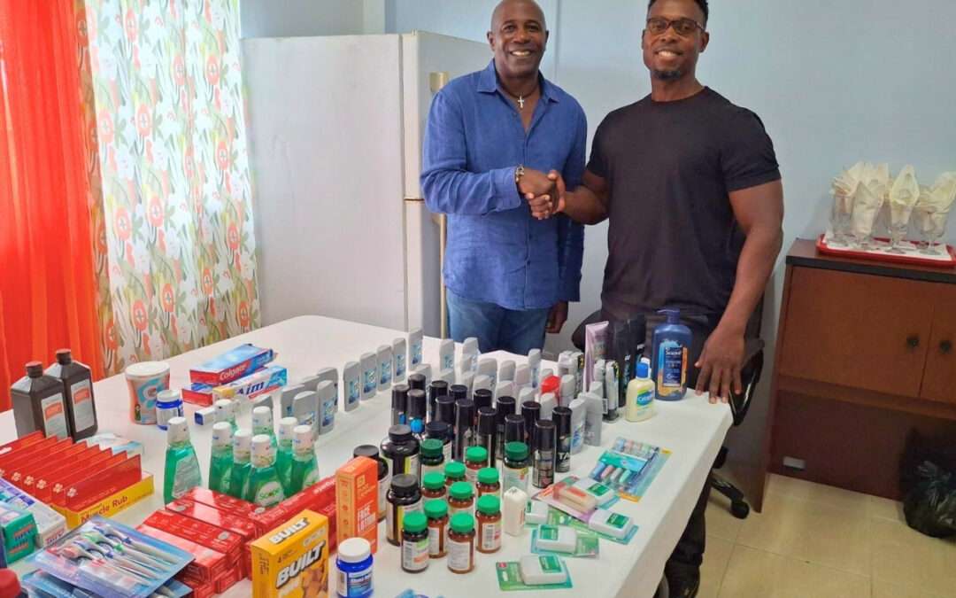 Dean Fenton Gives Back to Denis Bowers Rehabilitation Centre