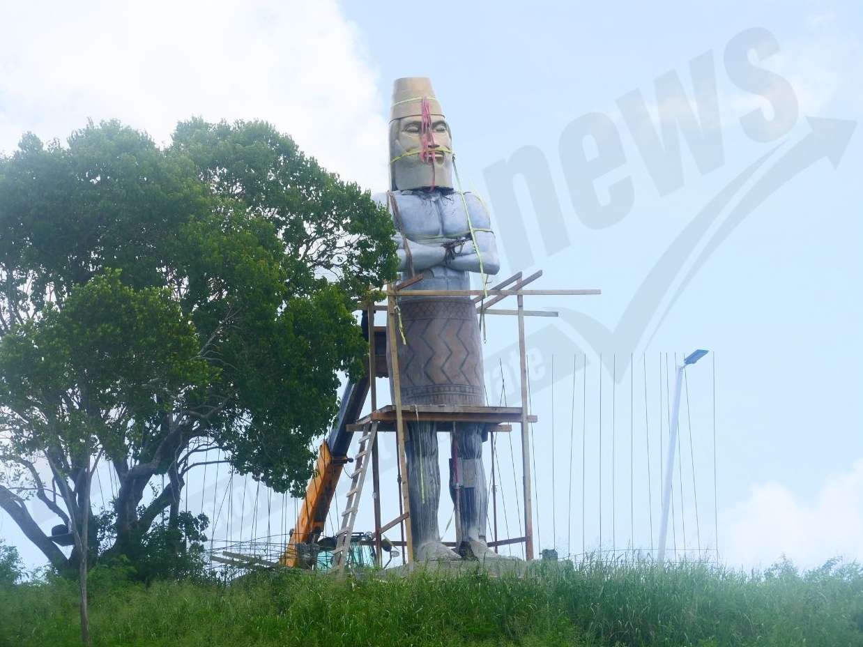 Glorious Hope Ministries Defends Giant Statue in All Saints | VIDEO STORY