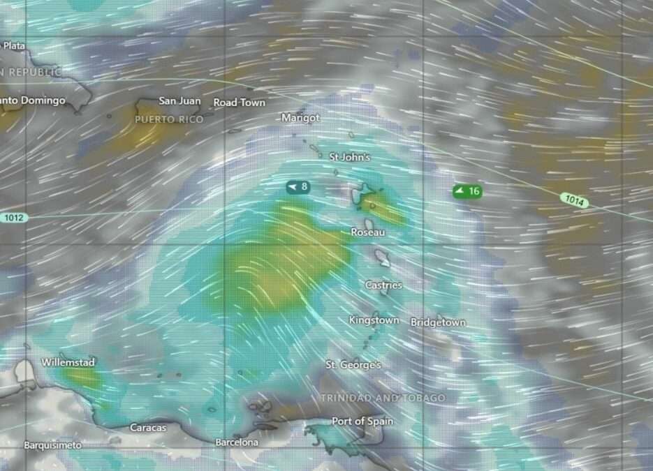 Active tropical wave threatens wet and stormy conditions — flash flood advisory possible