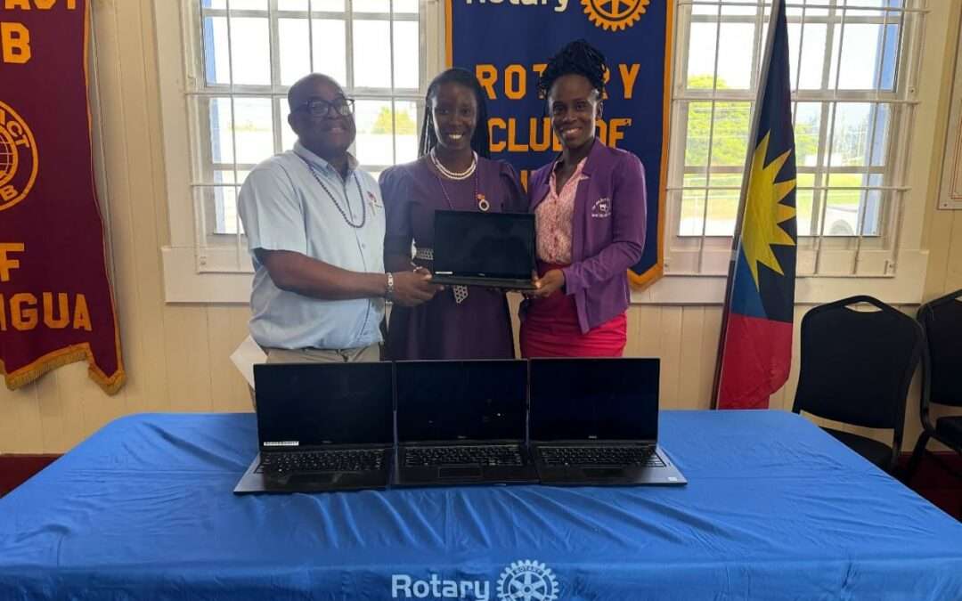 Rotary Club of Antigua Boosts Schools and Organisations with Technology Donations