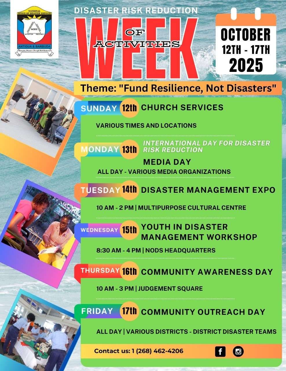 NODS Marks International Day for Disaster Risk Reduction with Week of Activities