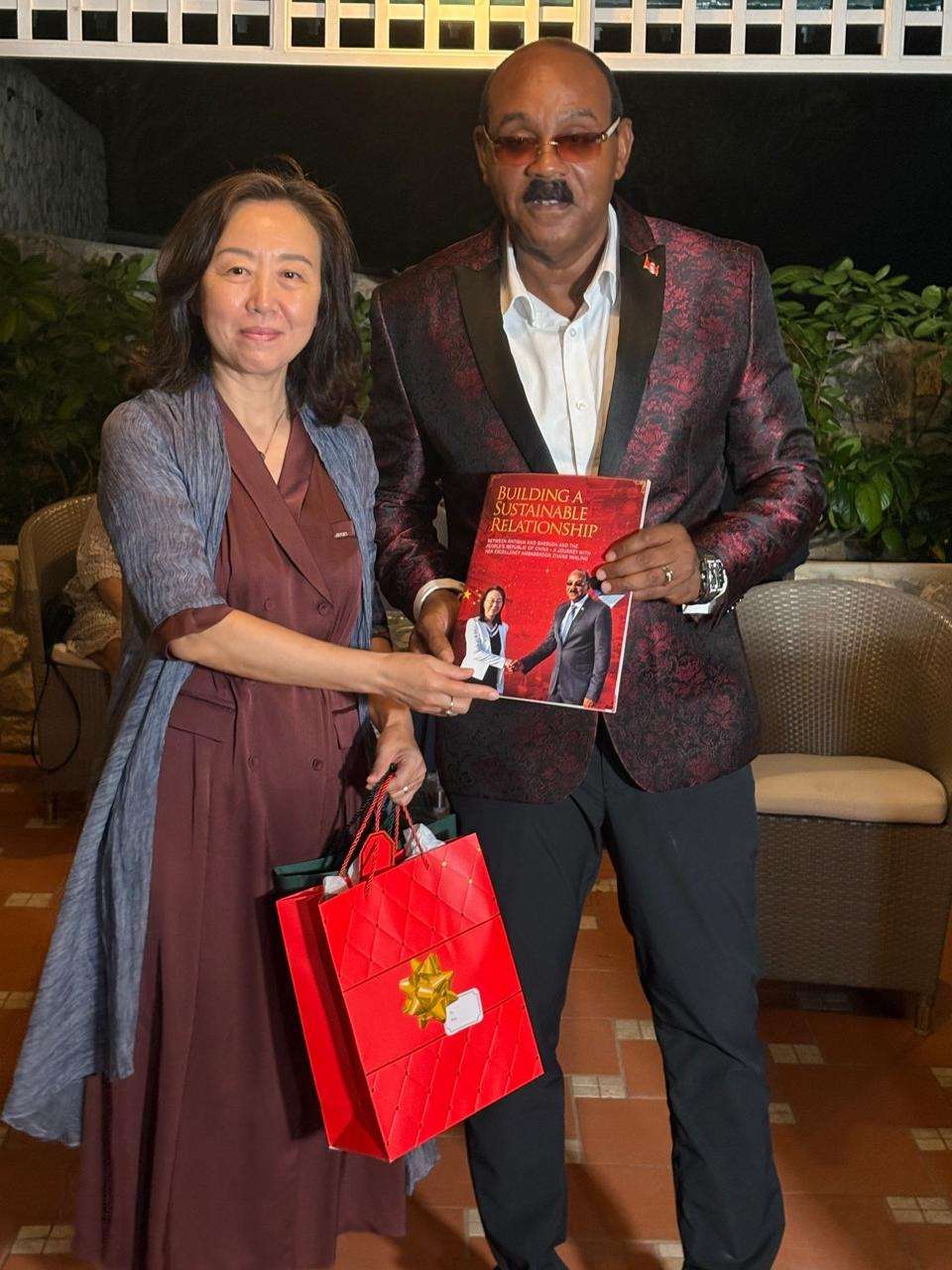 Prime Minister Gaston Browne Hails Zhang Yanling as “An Extraordinary Ambassador”
