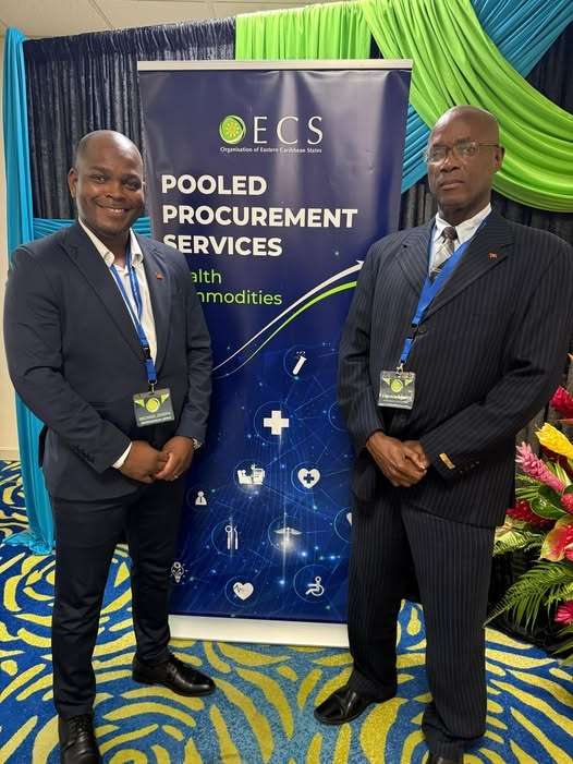 Minister of State and Permanent Secretary Represent Antigua and Barbuda at OECS Health Procurement Meetings in Grenada 