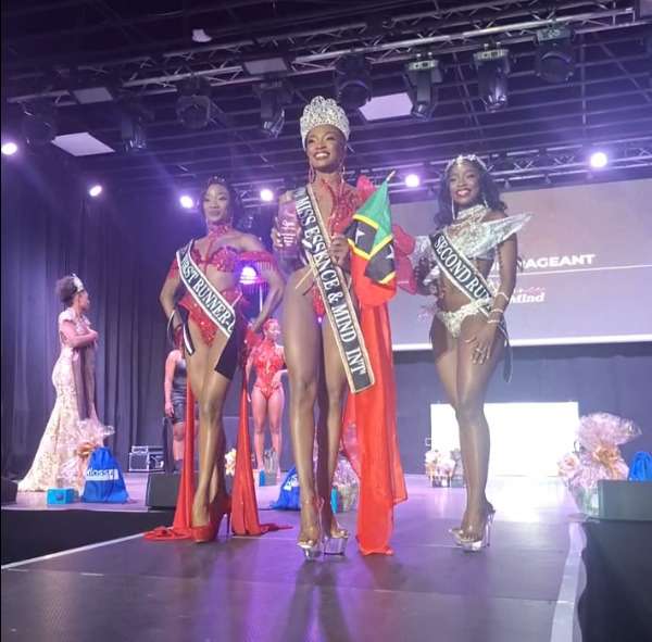 Kia Kirwan captured 1st runner up at Miss Essence and Mind Swimsuit Pageant