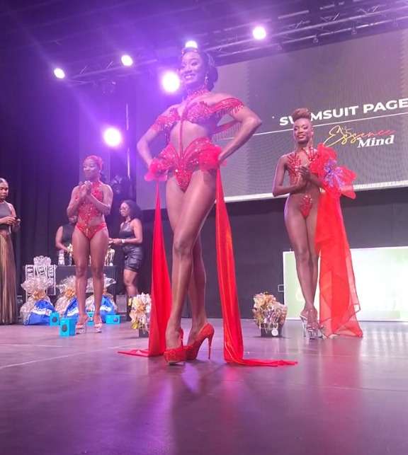 Kia Kirwan captured 1st runner up at Miss Essence and Mind Swimsuit Pageant