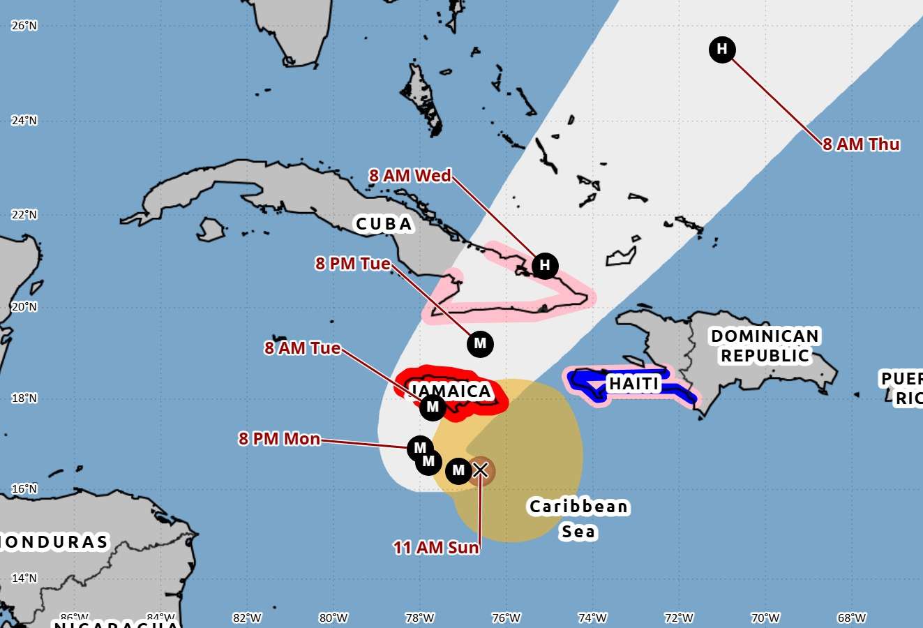 Hurricane Melissa Holds at Category 4 Strength
