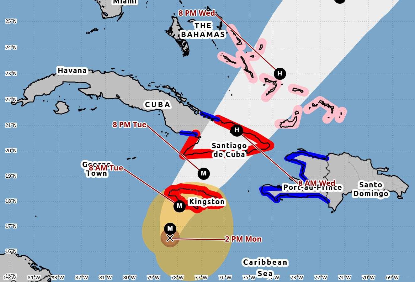 Hurricane Melissa Now A Catastrophic Category 5 — Jamaica Braces For Impact