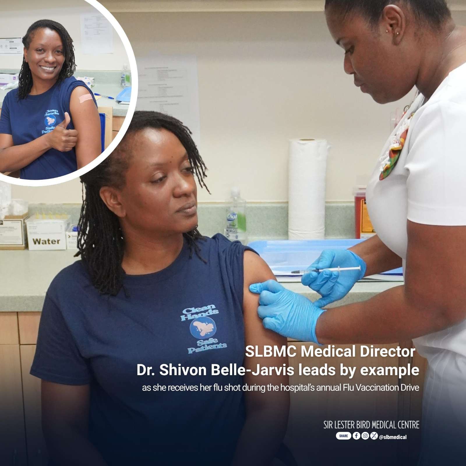 Sir Lester Bird Medical Centre Launches Staff Flu Vaccination Drive