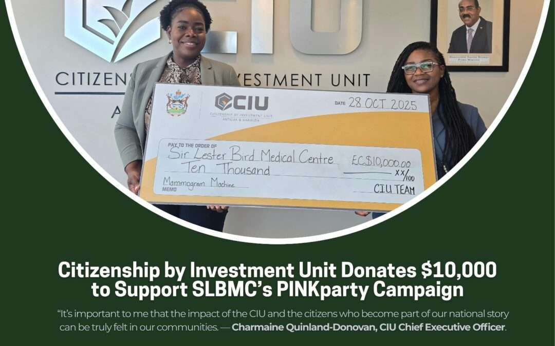 CIU Donates $10,000 to Support SLBMC’s PINKparty Breast Cancer Campaign