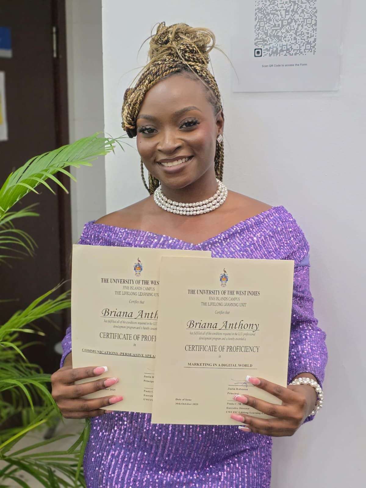 Briana Anthony Commends Government’s Investment in Education, Urges Citizens to Embrace Lifelong Learning