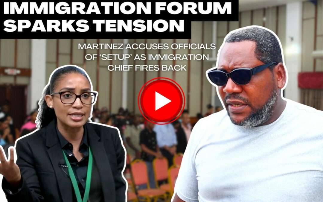Immigration Forum Sparks Tension: Martinez Accuses Officials of ‘Setup’ as Immigration Chief Fires Back | VIDEO STORY