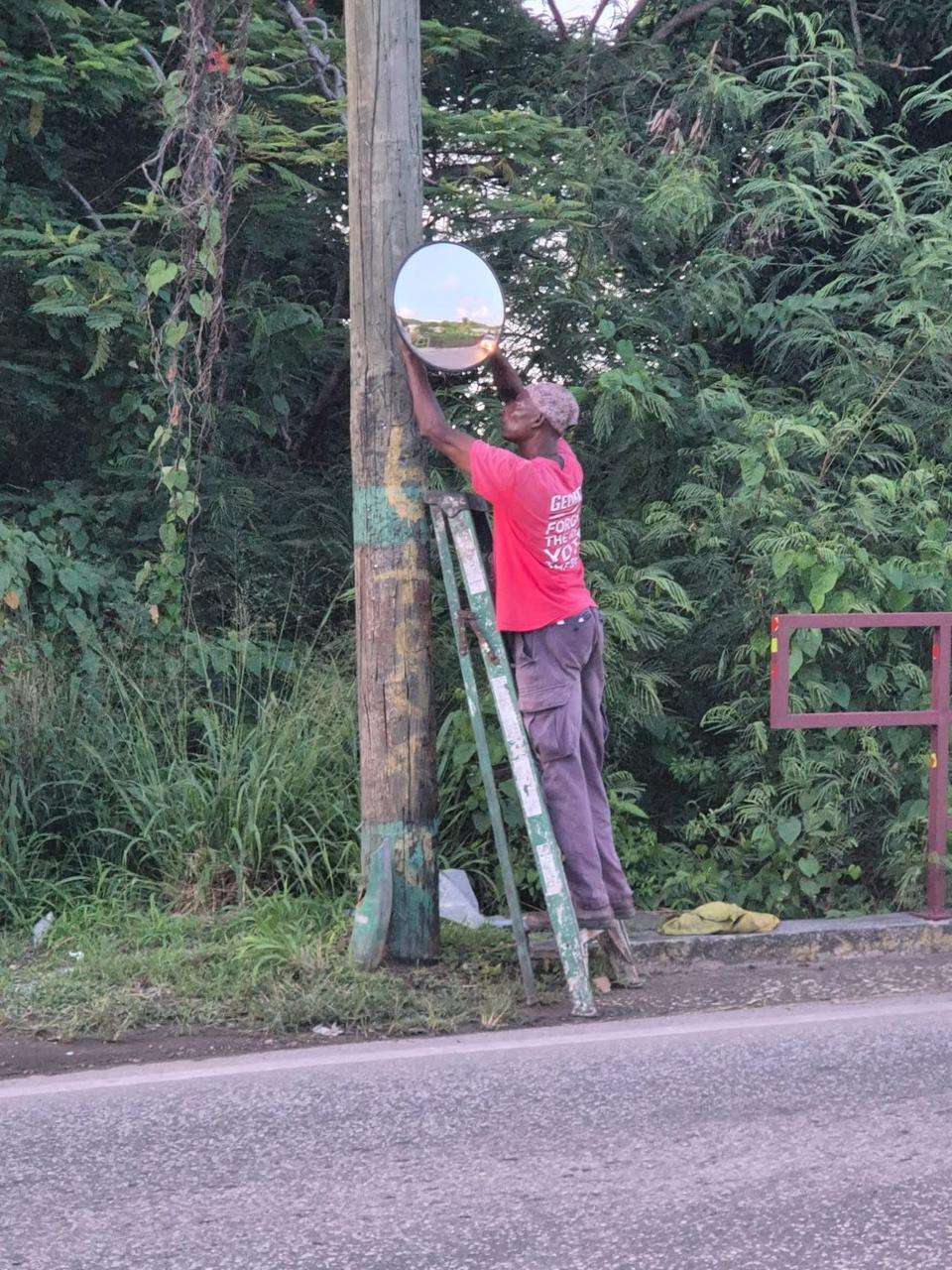 Senator Dwayne George Improves Road Safety in St. Mary’s South