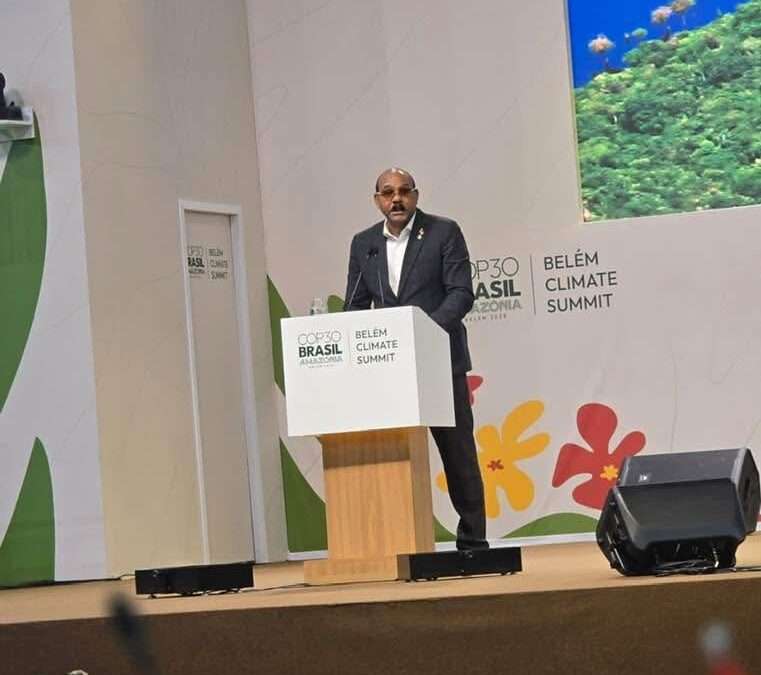 PM Gaston Browne Delivers Powerful Call for Climate Justice at COP30