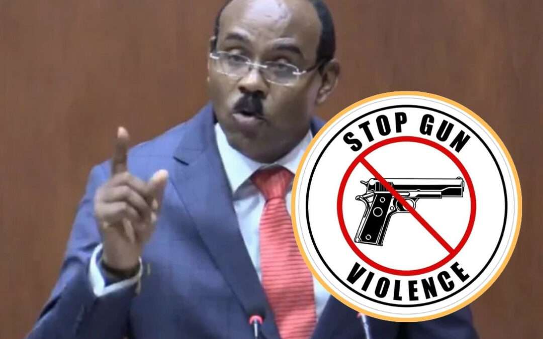 PM Browne Warns Criminals: “Crime Will Not Rule Antigua and Barbuda”