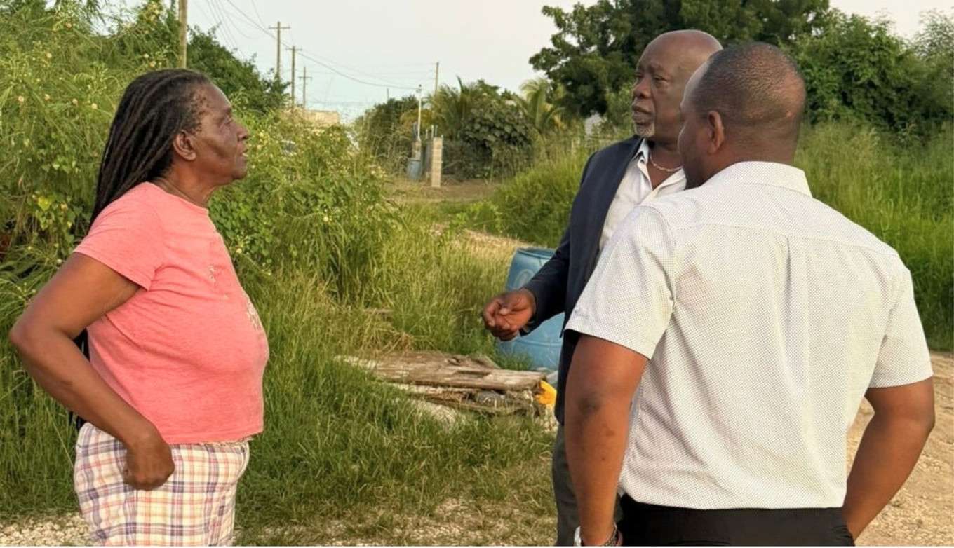 Minister Nicholas Meets Residents of Cooks Extension and Golden Grove Extension as Government Moves to Address 15-Year Water Access Gap