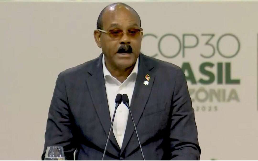 WATCH: PM Gaston Browne Delivers Forceful Climate Justice Appeal at COP30 in Brazil
