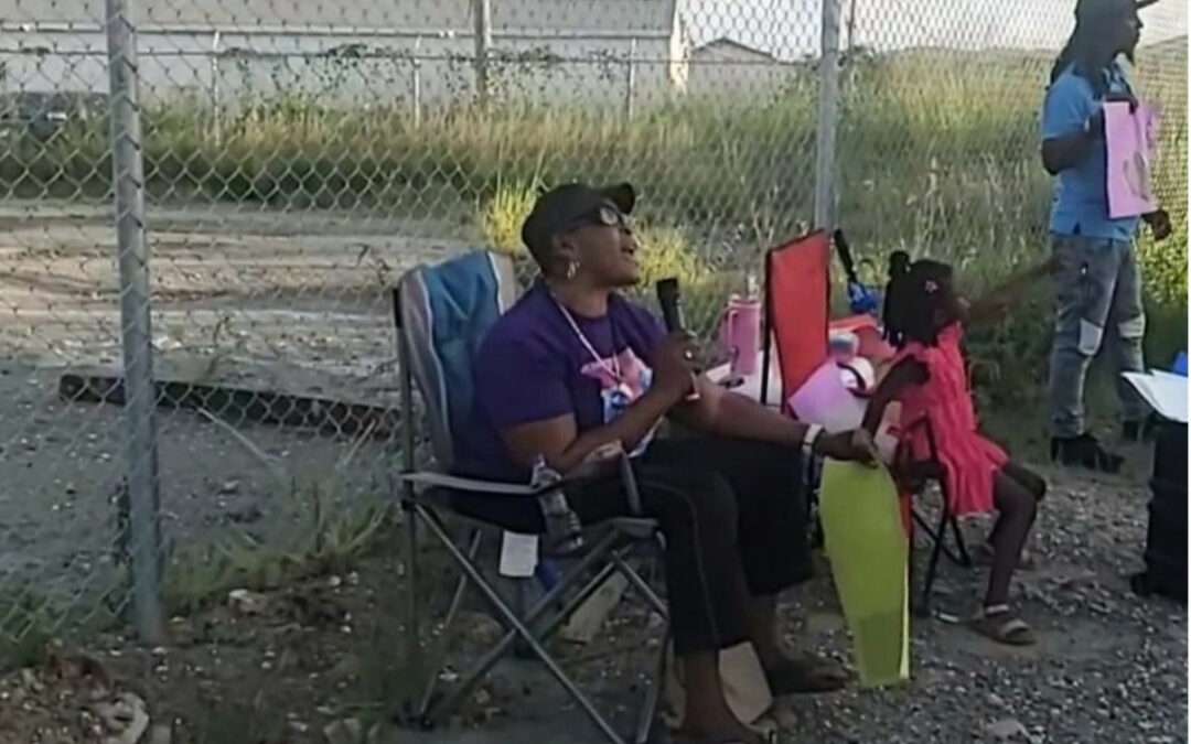 Protesters Return to Police Headquarters Demanding Justice for Kahleel Simon