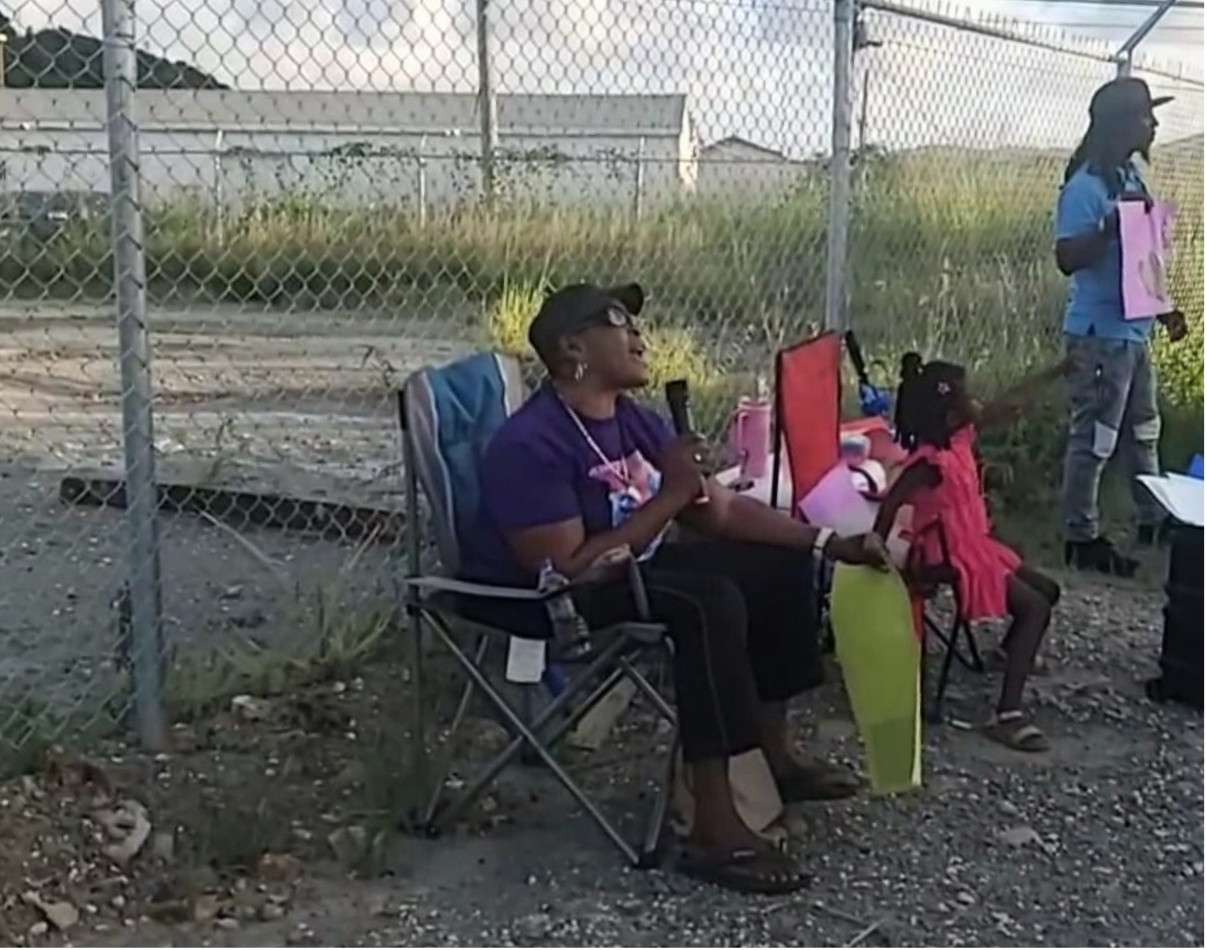 Protesters Return to Police Headquarters Demanding Justice for Kahleel Simon