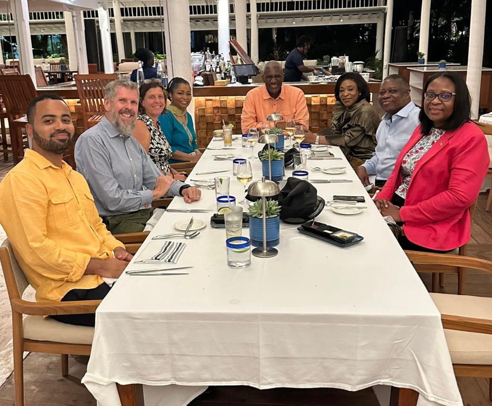 Governor-General Hosts Commonwealth Secretary-General at Carlisle Bay Resort