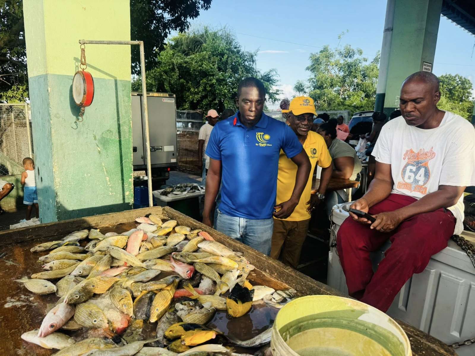 Pringle Leads Lively UPP Walkthrough at St. John’s Market, Vows Stronger Support for Farmers and Vendors