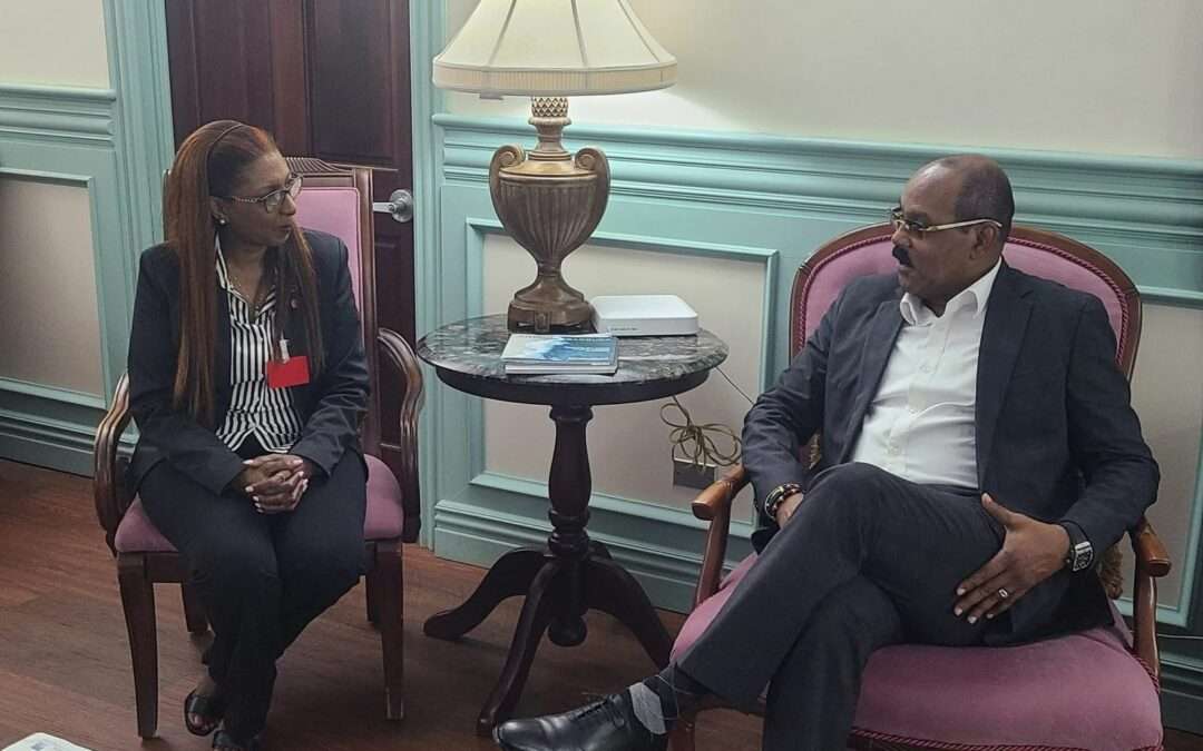 Rotary District Governor Pays Courtesy Visit to Prime Minister Browne