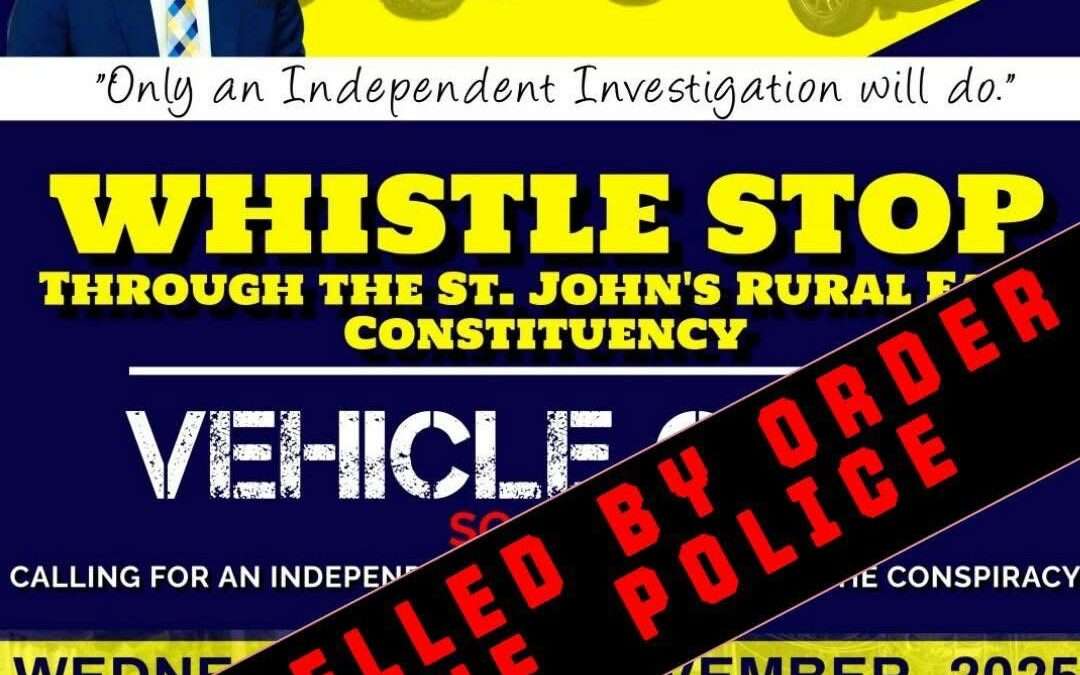 Police Deny UPP Permission for Rural East Whistlestop